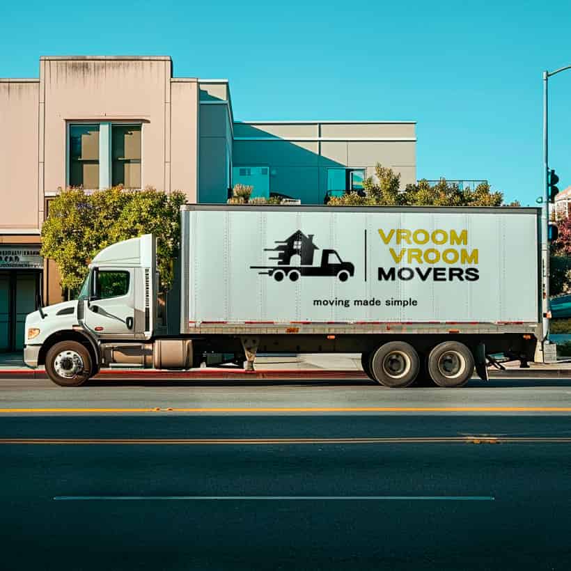 Vroom Vroom Movers logo