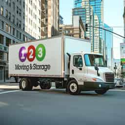 123 Moving and Storage logo (California)