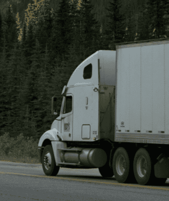 Moving truck banner