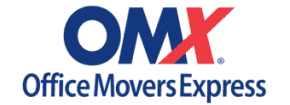 the logo for the omx